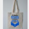 Budget Calico Tote Bag Thumbnail