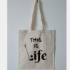 Budget Calico Tote Bag Thumbnail