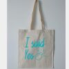 Budget Calico Tote Bag Thumbnail