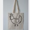 Budget Calico Tote Bag Thumbnail