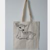 Budget Calico Tote Bag Thumbnail