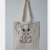 Budget Calico Tote Bag Thumbnail
