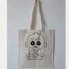 Budget Calico Tote Bag Thumbnail