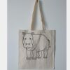 Budget Calico Tote Bag Thumbnail