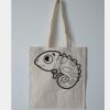 Budget Calico Tote Bag Thumbnail