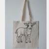 Budget Calico Tote Bag Thumbnail