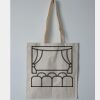 Budget Calico Tote Bag Thumbnail