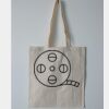 Budget Calico Tote Bag Thumbnail