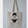 Budget Calico Tote Bag Thumbnail