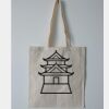 Budget Calico Tote Bag Thumbnail