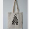 Budget Calico Tote Bag Thumbnail