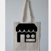 Budget Calico Tote Bag Thumbnail
