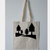 Budget Calico Tote Bag Thumbnail