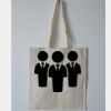 Budget Calico Tote Bag Thumbnail