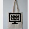 Budget Calico Tote Bag Thumbnail
