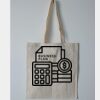 Budget Calico Tote Bag Thumbnail