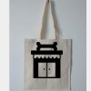 Budget Calico Tote Bag Thumbnail