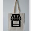 Budget Calico Tote Bag Thumbnail