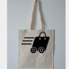 Budget Calico Tote Bag Thumbnail