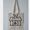 Budget Calico Tote Bag Thumbnail