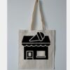 Budget Calico Tote Bag Thumbnail