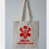 Budget Calico Tote Bag Thumbnail
