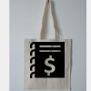 Budget Calico Tote Bag Thumbnail
