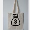 Budget Calico Tote Bag Thumbnail