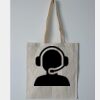 Budget Calico Tote Bag Thumbnail