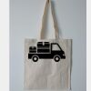 Budget Calico Tote Bag Thumbnail