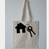 Budget Calico Tote Bag Thumbnail