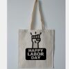 Budget Calico Tote Bag Thumbnail