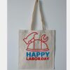 Budget Calico Tote Bag Thumbnail