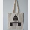 Budget Calico Tote Bag Thumbnail