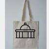 Budget Calico Tote Bag Thumbnail