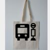 Budget Calico Tote Bag Thumbnail