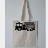 Budget Calico Tote Bag Thumbnail
