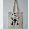 Budget Calico Tote Bag Thumbnail