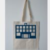 Budget Calico Tote Bag Thumbnail