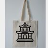 Budget Calico Tote Bag Thumbnail