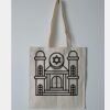 Budget Calico Tote Bag Thumbnail