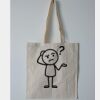 Budget Calico Tote Bag Thumbnail