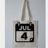 Budget Calico Tote Bag Thumbnail